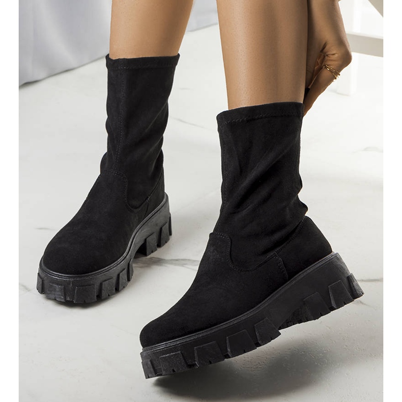 BM Botas femininas Makayla pretas preto 1