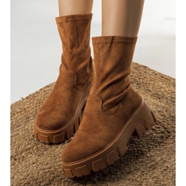 Botas Makayla de mulher Camel castanho 1 Botas Makayla de mulher Camel castanho 1