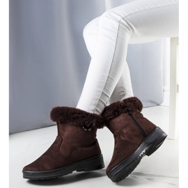 Botas de neve marrons com acabamento de pele, Marvin marrom 1