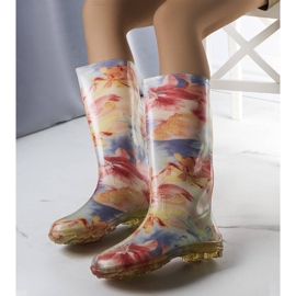 Bota canoa azul e rosa Pimen 1