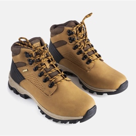 Botas isoladas de homem Evsee castanhas marrom 1