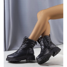 Botas de neve de mulher Anderson pretas preto 1