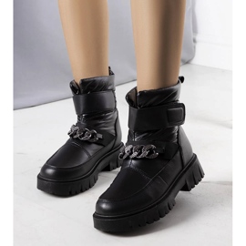 Botas pretas para neve Ephraim preto 1
