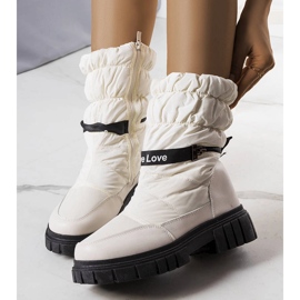 Botas brancas de neve LoveXsnow branco 1