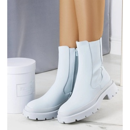 Botas com isolamento azul fosco, Coletta. 1 Botas com isolamento azul fosco, Coletta. 1