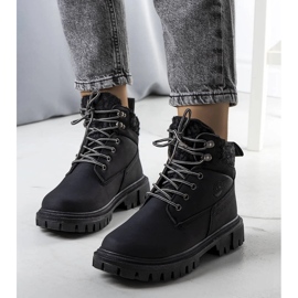 Botas de caminhada de mulher Didians pretas preto 1 Botas de caminhada de mulher Didians pretas preto 1