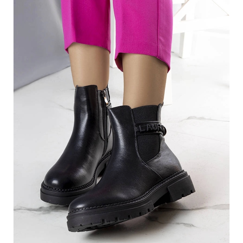 Botas isoladas pretas Sanso preto 1