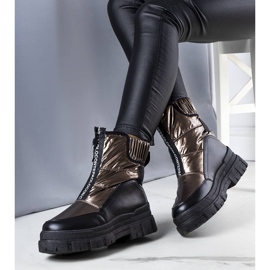 BM Bota de neve matelassê dourada Giovanni dourado 1