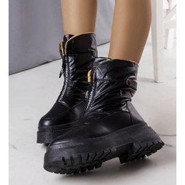 Botas de neve grossas pretas, Shawn preto 1 Botas de neve grossas pretas, Shawn preto 1