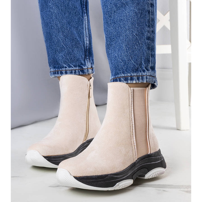 PA1 Botas com isolamento bege, Roussy 1