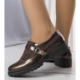 PA1 Sapato de couro envernizado marrom Eliers 1