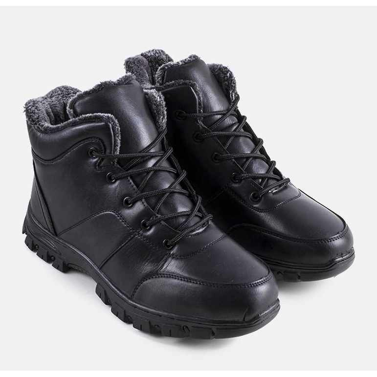 Botas Trenton com isolamento laqueado preto 1