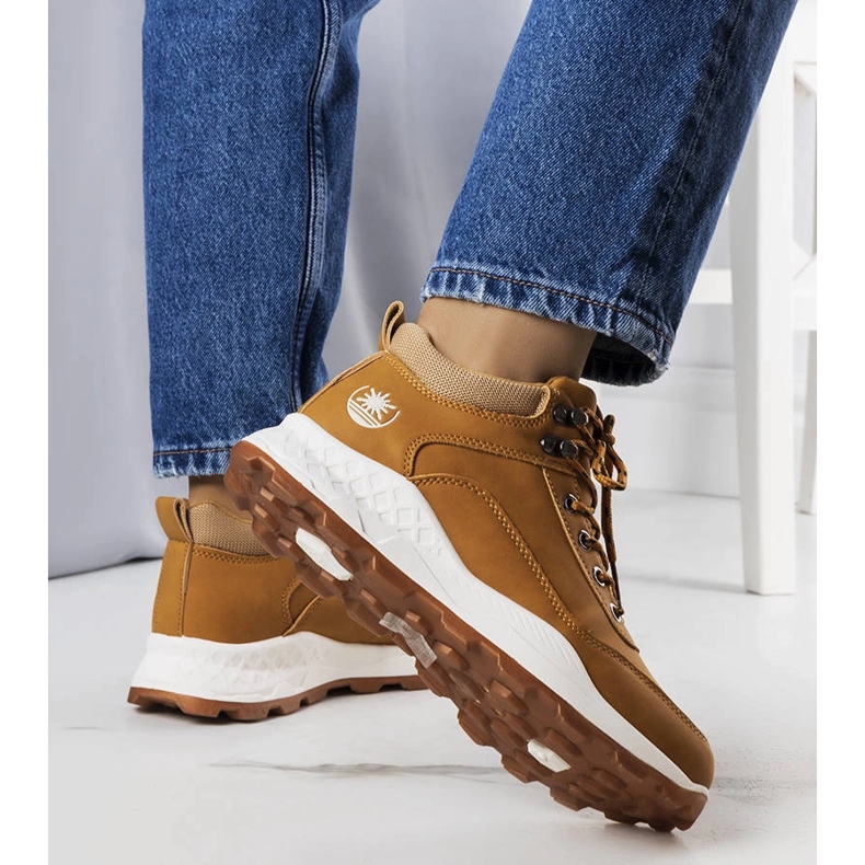 Botas de mulher isoladas castanhas Durani marrom 1