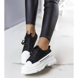 Tênis cano alto preto Callani. 1