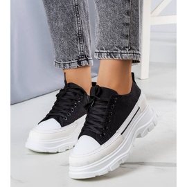 BM Tênis plataforma alta preto Lavaris. 1