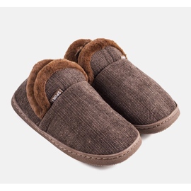 Chinelos de cano alto Voltar castanhos de homem marrom 1