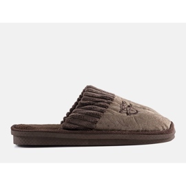 Chinelos castanhos de homem da Lesseps 1