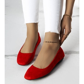 Sabrinas de camurça vermelha Jules vermelho 1