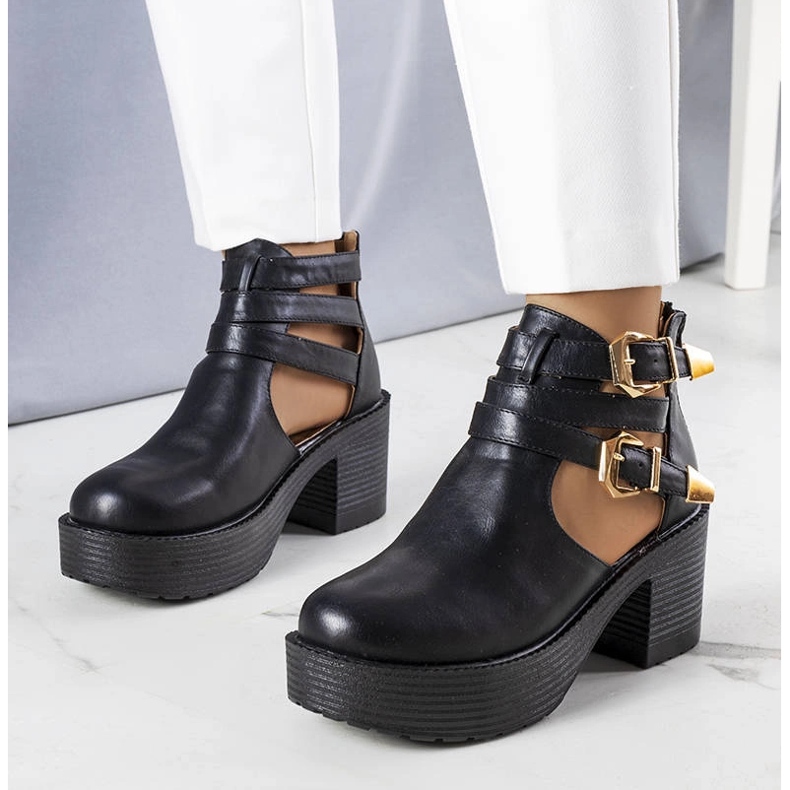 Botins pretos Nellie 1