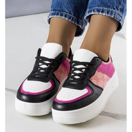 Tênis feminino rosa e preto Luzia 1