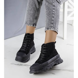 BM Tênis plataforma preto Gertrude. 1