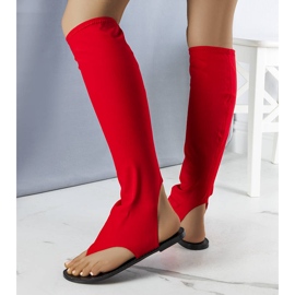 Chinelos vermelhos da Irma 1