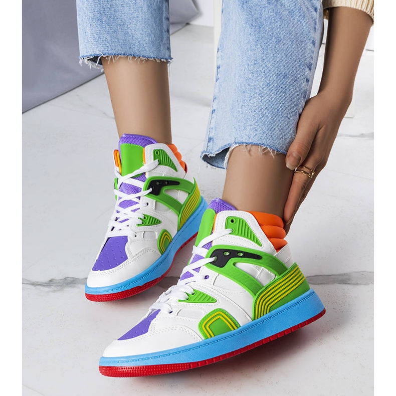 Tênis verde Marjorie branco 1