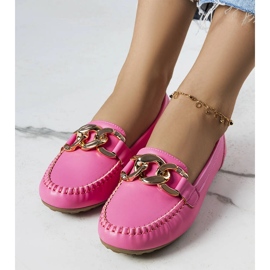 Mocassim norma rosa com corrente 1