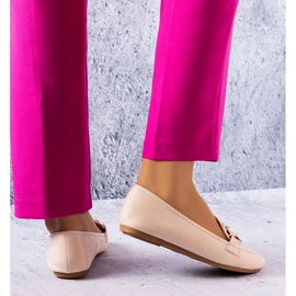 Mocassins clássicos bege da Pitre 1