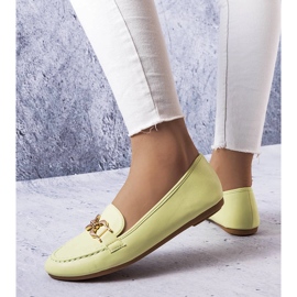 Mocassim verde sauvé com fivela 1