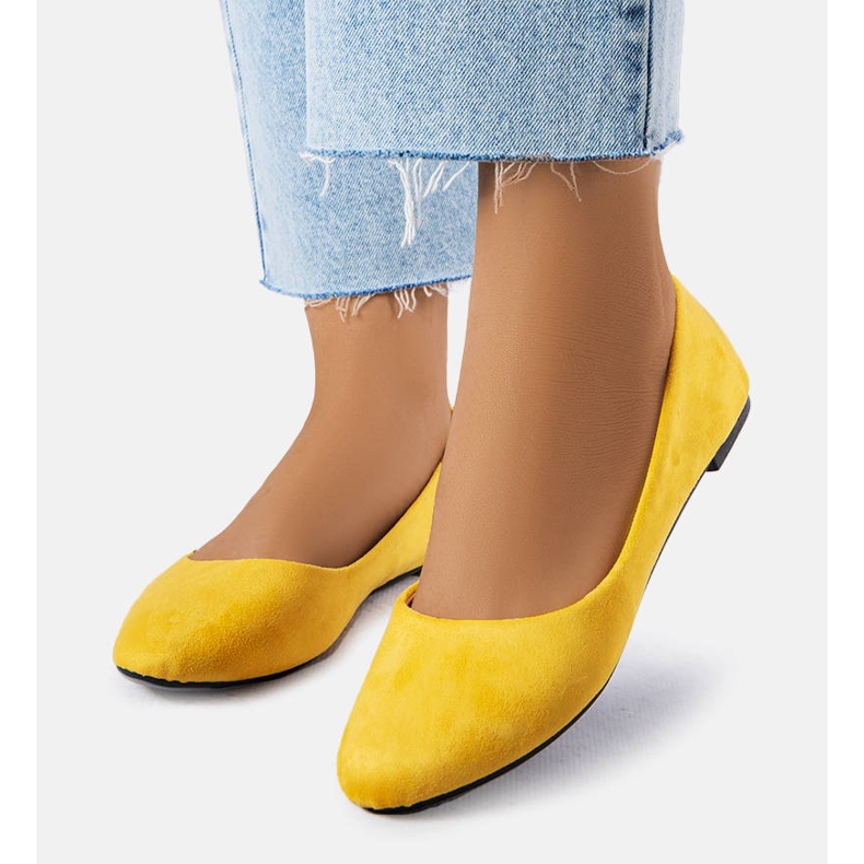 BM Sabrinas amarelas de camurça ecológica Donatien amarelo 1