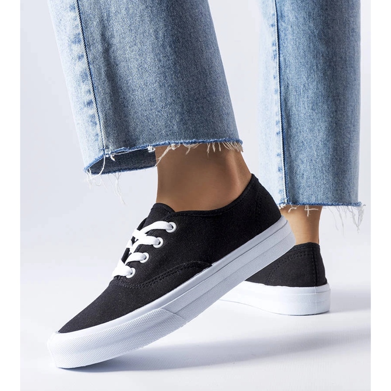 Tênis de tecido preto Fantina 1