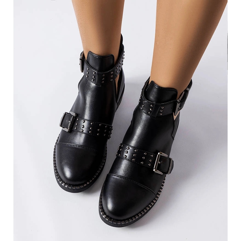Botas pretas com recortes Blondlot preto 1