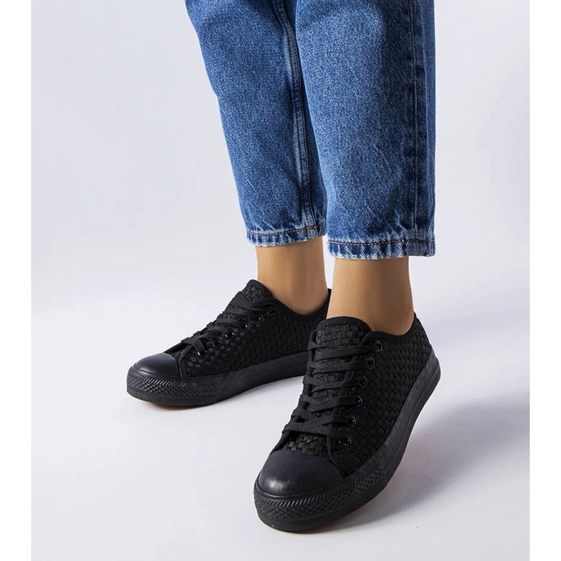 Tênis preto em tecido Thibodeau 1