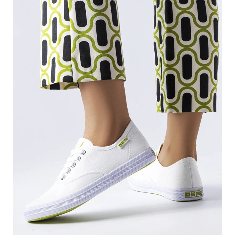 Tênis branco de tecido Big Star JJ274260 1