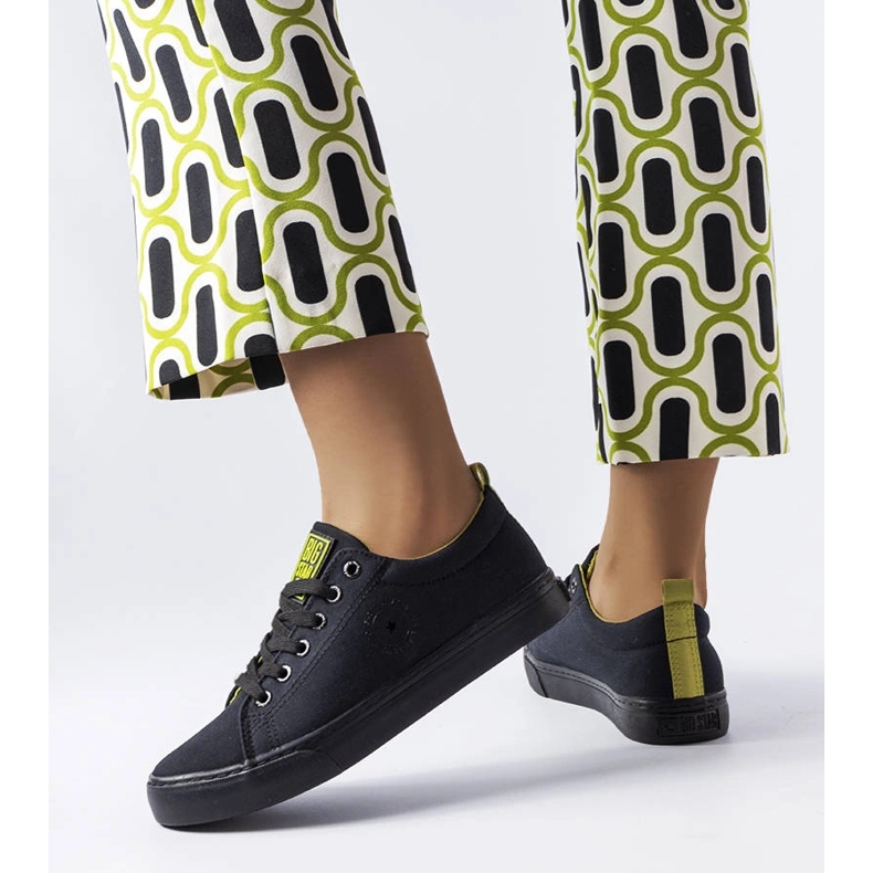 Tênis preto de tecido Big Star LL274247 1