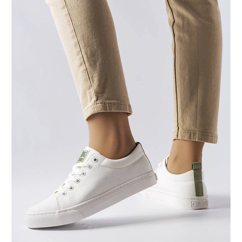 Tênis branco de tecido Big Star LL274248 1