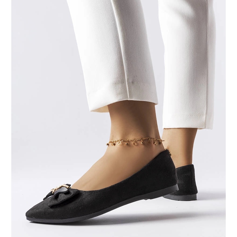 Bailarinas Jetté black bico fino preto 1