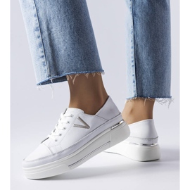 Vinceza tênis branco claro Vincez 2