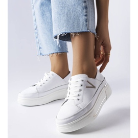 Vinceza tênis branco claro Vincez 1