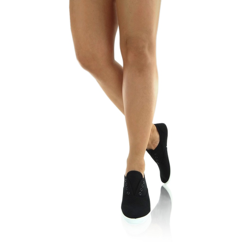 Tênis oxford de lona BS504 Preto 1