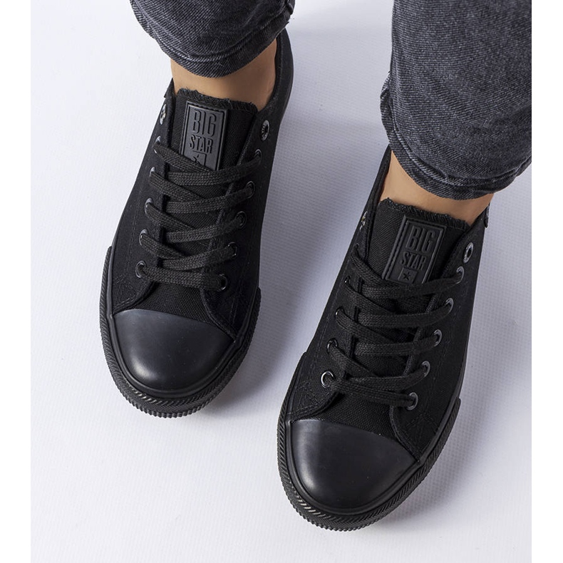 Tênis preto de tecido Big Star KK274009 1