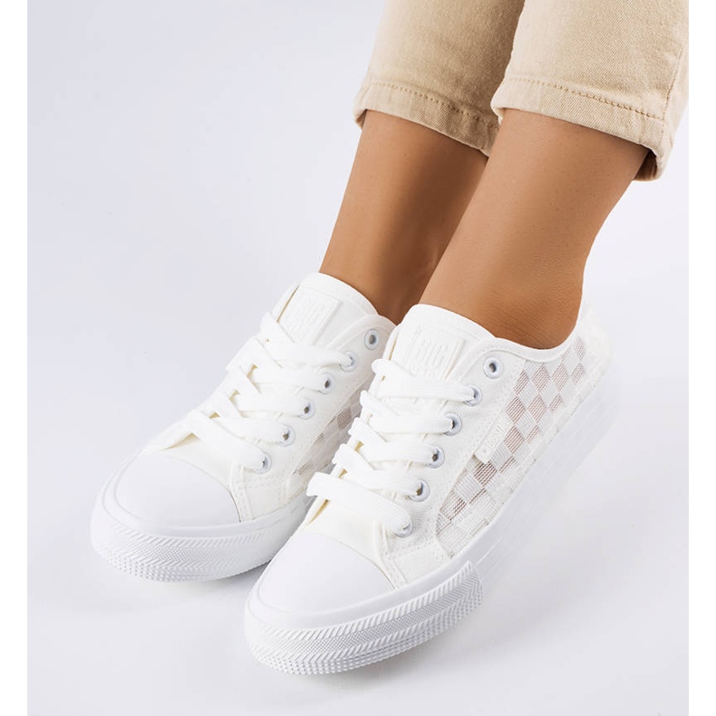 Tênis de mesh branco Big Star LL274071 1
