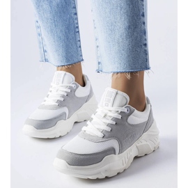 Tênis branco e cinza Big Star JJ274A112 1