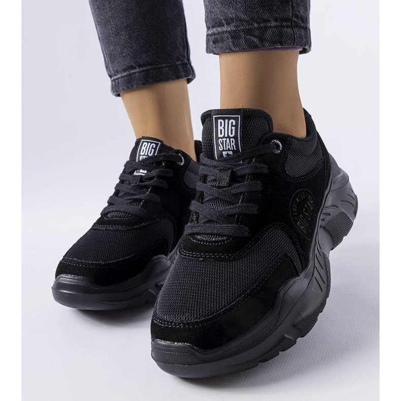 Tênis preto Big Star JJ274A113 1