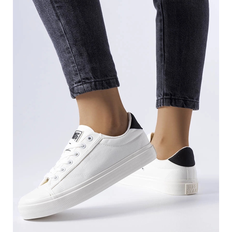 Tênis branco de tecido Big Star LL274091 1