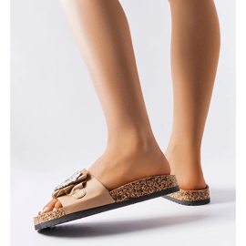 Mule marrom com solado de cortiça da Roy 2