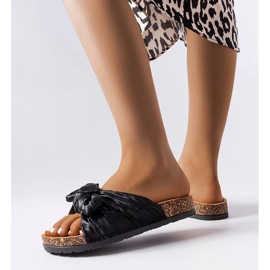 Sliders pretos com um laço de Duplanty 1 Sliders pretos com um laço de Duplanty 1