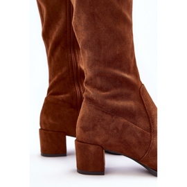 Sergio Leone Botas clássicas de camurça marrom Harpen castanho 2