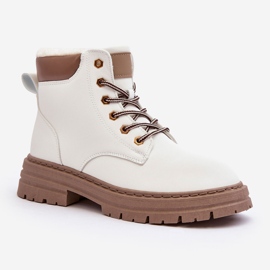 Caçadores femininos forrados de pele, Fenan Branco 1